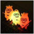 1pcs Stress Relief Minion Puffer Ball Toy Air Filled Sensory Fidget Toy Light Up Glow in the Dark. 