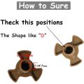 Microwave Turntable Coupler,Microwave Oven Roller Guide Support. 