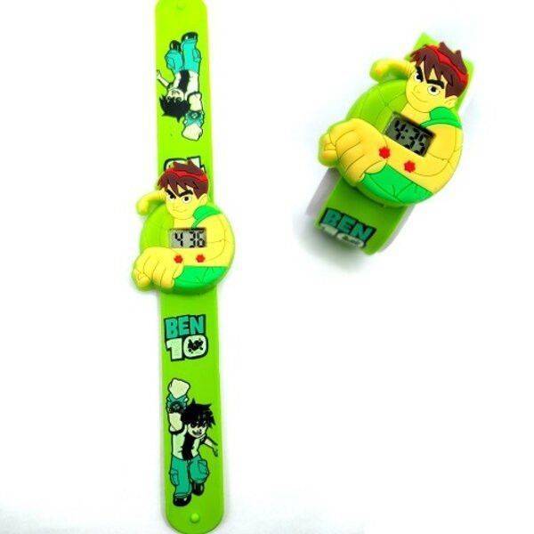 Ben 10 Watch Kids Digital Character Scale Strip Watch (MultiColour)