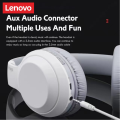 Lenovo Thinkplus TH10 Stereo Headphone Bluetooth Earphones Music Headset with Mic for Mobile iPhone Sumsamg Android IOS. 