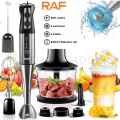 New Hand Blender Set 5-in-1 and 4-in-1 Multifunctional Heavy-Duty 800w Powerful Copper Motor, Coffee Beater & Double Speed Stainless Steel Immersion Blender -Egg beater and Milk Frother -Meat Chopper 600ml -Juicer Machine -Electric Grinder -Food Processor. 