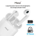 Morui Airpods (A2) - Wireless Earbuds - Gaming earbuds With ENC Noise Reduction For Clear Sound - Bluetooth Airbuds - TWS Bluetooth headphones - Including Free Case - Water Resistance - 3 Months Warranty.. 