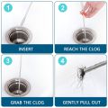 High Quality Drain Cleaner wire Clog Remover Sewer Dredging Device kitchen Sink Grabber Claws Bathroom Drain opener wire drain snake pipe cleaner. 