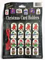 Pack of Two Photo Clips Christmas Card Holders Holidays Decoration Indoor String for Hanging Photos Pictures Cards and Memos With Free Battery Operated Merry Christmas Fairy Lights. 