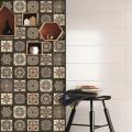 10pcs/set Moroccan Style Tiles Sticker Kitchen Backsplash Oil-proof Cupboard Washbasin Peel Stick Waterproof Art Wallpaper. 