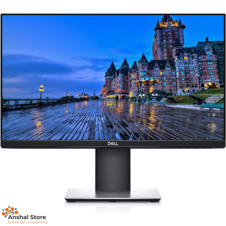 Dell P2419H 24 Inch Borderless, Anti-Glare, 3H Hard Coating IPS Monitor - ( 1920 x 1080p, 1000:1 Contrast, with ComfortView DisplayPort, VGA, HDMI and USB), (Imported A-Grade used, Stand may vary)