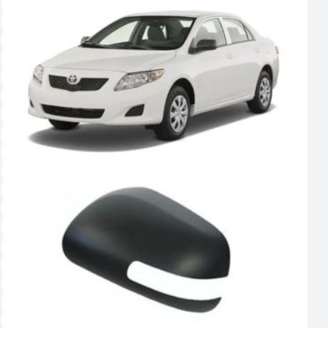 Toyota Corolla Xli , Gli Side Mirror Cover ( 2009 - 2014 ) - Black - 1 Side (Left or Right ) 1 Piece