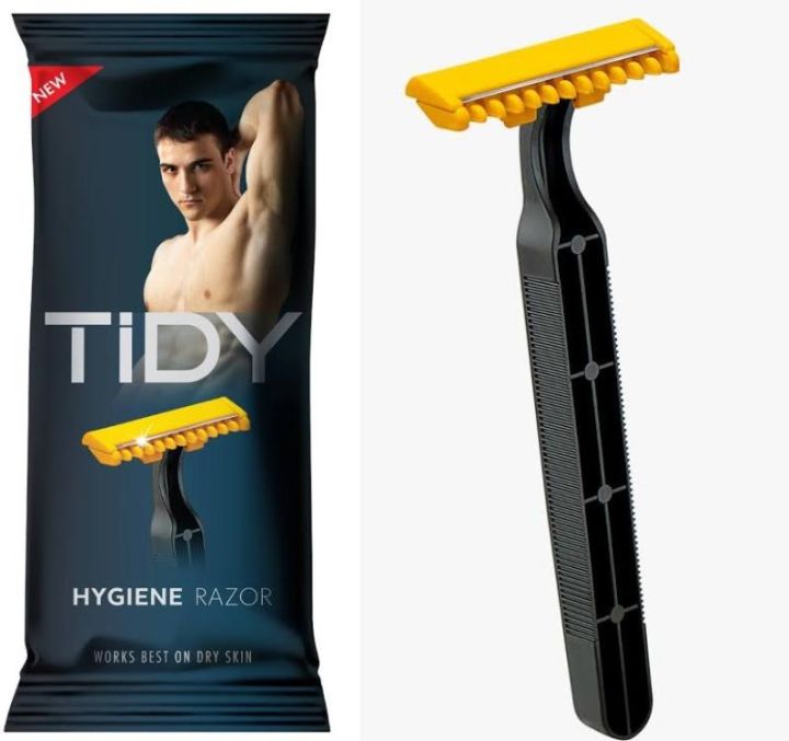 Tidy Hygiene Razor Original Pack Of Box (6pcs) | Tweezers | Health Beauty Hair Removal Accessories