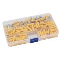 200 Pcs 4-6mm2 Wire Connector Ring Crimp Terminal Yellow 12-10AWG. 