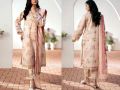 Digital All-Over Print Lawn Suit 2024 with Lawn Dupatta For Women For Girls. 