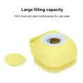 Silicon Bath Body Brush, Exfoliating Body Scurb Brush with Soap Dispenser, 2 in 1 Ultra Soft Bath Sponge Shower Brush and Body Massager, Baby Shower Brush, Shampoo and Gel Dispenser, Loofah Brush, Body Cleaning Scrubber for Man, Women and Children. 