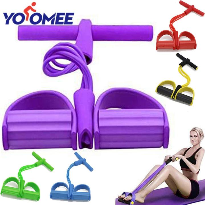 Yoomee Pedal Resistance Band Fitness Rally Foot Retractor Pedal Elastic Pedal Puller Physical Therapy Strength Training Yoga Equipment Daraz.pk