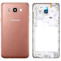 Samsung Galaxy J7 2016 Middle Frame Housing with Power Volume Buttons & Camera Lens Complete Body Casing Replacement Galaxy J7 2016 - Rose Gold. 