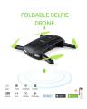 Fpv Wifi Foldable Drone Camera 6 Axis Phone Controlled - Black. 