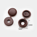25 Pieces Hinged Plastic Screw Cap Cover Fold Snap Protective Cap Button For Car Furniture Decorative Nuts Cover Bolts Hardware. 