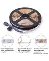 Remote Control Color Changing Led Tape Strip Light Complete Kit Rgb. 