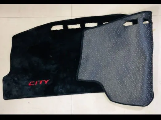 Honda%20City%206th%20Generation%20Dashboard%20Cover%20Protection%20(Pure%20Velvet%20Mat/Carpet/Eva%20Sheet)%20Scratch%20Resistant%20With%20Log%20-%20Image%202