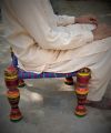 Best Traditional Gift for Weddings - Comfortable Wooden Stool PUNJABI PIDHA Wooden Classic Stools - Colourful Handmade Classic Stools - classic Chair - #Chair #Stool. 