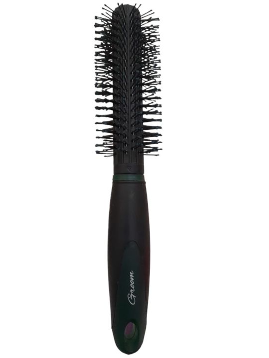 Groom Round Hair Brush with Ionised Nylon Bristles Round Brush Thermal Brush for Accelerating Hair 360* For Girls / For Women & Men