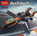 Decool Architect Super Speedster Building Blocks Toy Creative Lego_ Toys Plastic Educational 278+ Pcs DIY Brick Truck Crane Lifter Go Kart Cars Model Play Build Skill Set Gift For Kids Boys Code: 3110/3122. 
