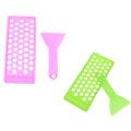 hole red tube filling mold diy lip balm gloss making kit wax pouring tray scraper set 5g mouth filling tray 50. 