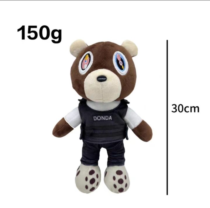 Teddy Bear Plush Doll Kanye West Graduation Bear New Children's Toys