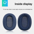 1Pair Universal Replacement Ear Pads Ear Covers For Sony WH-CH710N Headphone Replacement Ear Pads Cushions Earpad Repair Parts. 