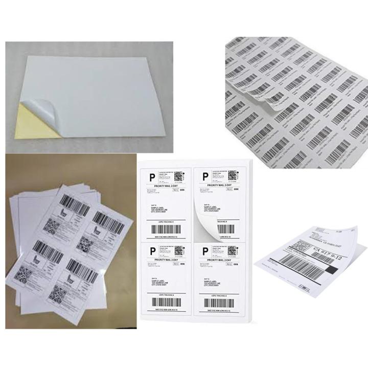 A4 Sticker Paper Sheet For Shipping Labels Printable - Super Sticky Sheets - Glossy sheets - Pack of 10/20/30/40/50 A4 Sticker Paper Sheet For Shipping Labels Printable - Super Sticky Sheets - Glossy sheets - Pack of 10/20/30/40/50