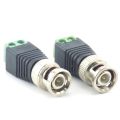 10Pcs Male Metal BNC Connector with DC Connector Plug Screw Terminal. 