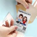 Customized Wallet PVC Card Fine Quality to share love. 