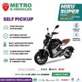 METRO MIKU SUPER Electric Motorcycle - Red / Blue / Black. 