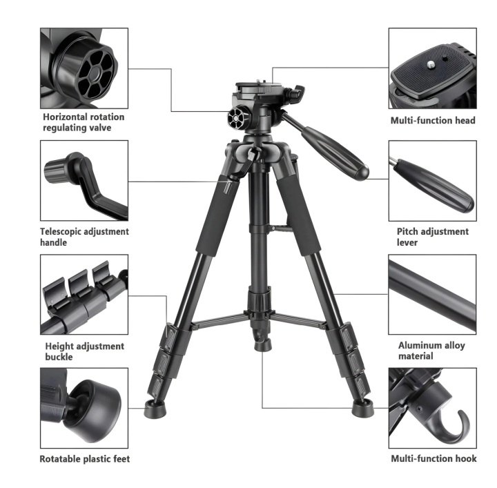 NeePho%20NP-8810%20Professional%20Tripod%20Stand%20for%20Mobile%20Phones%20%E2%80%93%20150cm%20(59%E2%80%9D)%20Adjustable%20Height,%203-Way%20Pan%20Head,%20Universal%20Phone%20Holder%20&%20Carry%20Bag%20-%20Image%202