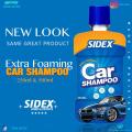 SIDEX CAR SMALL SHAMPOO WITH EXTRA FOAMING WASH-250ML. 