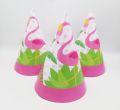 FLAMINGO THEME BIRTHDAY PARTY CAPS PACK OF 10 BIRTHDAY CAPS. 