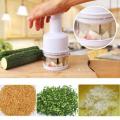 Handy Press Stainless-Steel Vegetable Chopper. 