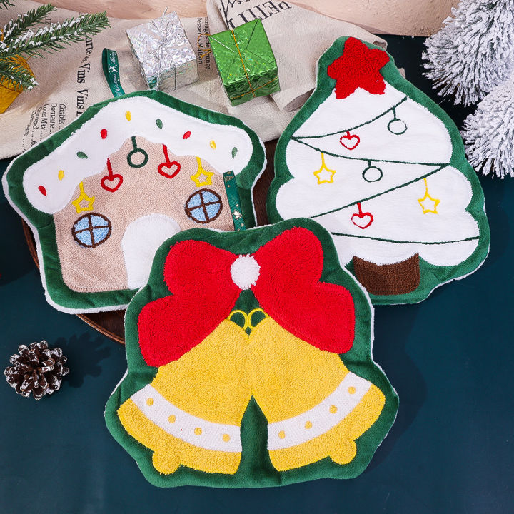 1/2/3Pcs%20Cute%20Christmas%20Hand%20Towels%20Absorbent%20Kitchen%20Towel%20Cute%20Xmas%20Home%20Decor%20Snowman%20Xmas%20Tree%20Kids%20Hanging%20Towel%20Bathroom%20Towel%20-%20Image%209