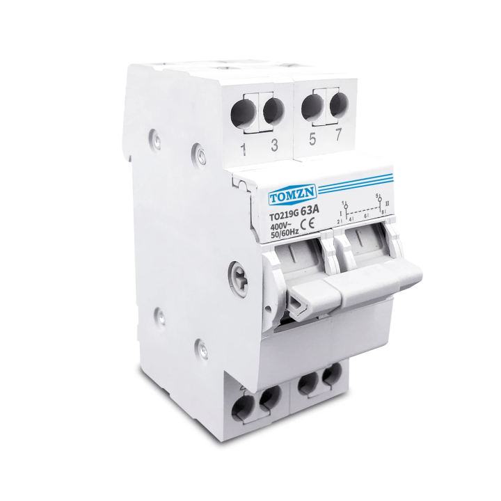 Dual Power Manual Transfer Switch For Generator Changeover Switch