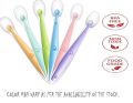Best Baby Spoons First Stage 4 Months, Soft Food Grade Silicone, Baby Spoon Self Feeding, Infant Spoons First Stage Toddler Spoons, Baby Utensils Training Spoon. 