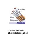 220V Ac 45W 75w 100w 150w 200w 300w Wood Iron  Watt Electric Soldering Iron Wood Handle Iron 75w 100w 150w 200w 300w Wood Irdon. 