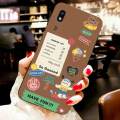 For Samsung Galaxy A2 Core Back Cover Case Fashion Food List Soft Silicone Shockproof Camera Lens Protector Phone Cases. 