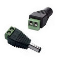 DC Power Jack Male and Female 5.5mm x 2.1mm CCTV Power Jack Adapter. 