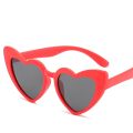 【hot】 Rubber Polaroid Baby Girl Sunglasses For Children Heart 2019 TR90 Black Pink Red Heart Sun Glasses For Kids Polarized Flexible. 