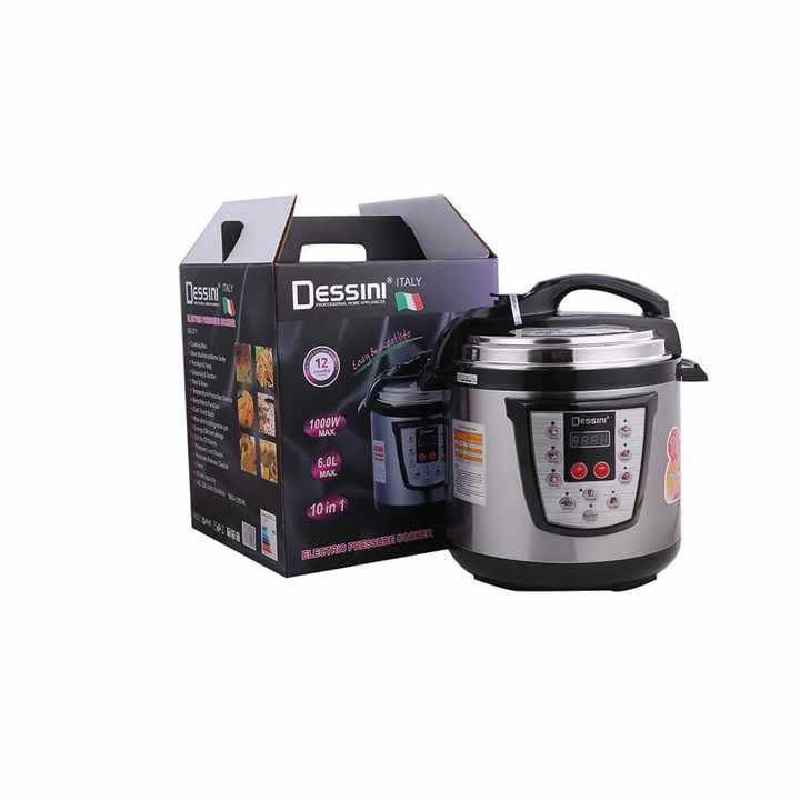 DESSINI Home Kitchen 6 L Multifunctional Nonstick Inner Pot Electric Pressure Rice Cooker