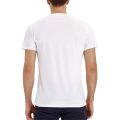 Men's Summer Henley Collar Tops, Solid Color Short-Sleeve Buttoned Decoration Slim T-shirt. 