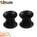 1Pair Silicone Flesh Tunnel Double Flared Saddle Ear Plug Gauge Unisex Piercing. 