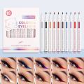 Dragon Ranee - Colorful Eyeliner Pencil Kit Matte Waterproof Eyeliner  - 10Pcs. 