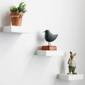 Small floating wall shelves Wall Mount Shelves Book Shelf Decorative Shelves Storage Display Rack Storage shelves Wall hanging shelf Wall decoration shelf set of 3. 