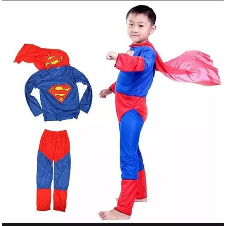 Superman costume for kids 3-8 years superman costume for 3 years superman costume for 4 years superman costume for 5 years superman costume for 6 years superman costume for 7 years superman costume for 8 costume for kids superman