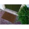 Handmade Natural Coconut Coir Striped Design Doormats Large Size Long Lasting, Main Entrance Rug with Anti Skid for Indoor, Outdoor, Kitchen, Home and Office - 50 x 80  cm & 60X90 cm (Beige). 