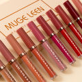 MUGELEEN Cross-border Non-Stick Cup Lip Gloss Set Matte Lip Gloss 10 Packs Foreign Trade Liquid Lipsticks European and American Makeup. 
